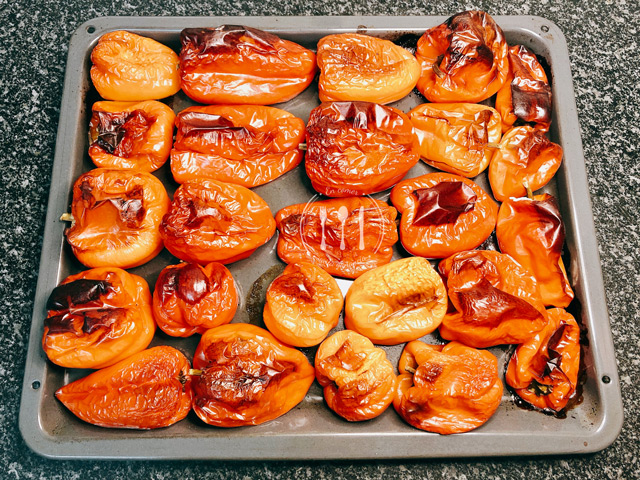Pimientos asados