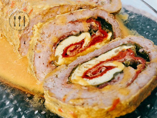 Rollo de carne relleno
