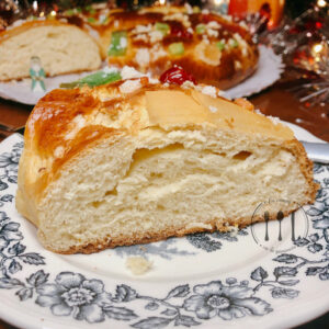 Corte del roscón de reyes