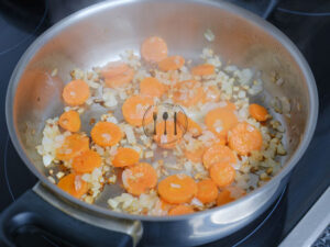 Lentejas con cuscús y verduras 6 Verduras doradas