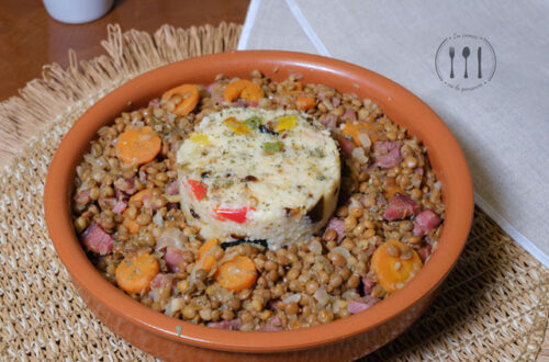 Lentejas con cuscús y verduras 2 Lentejas con cuscús y verduras